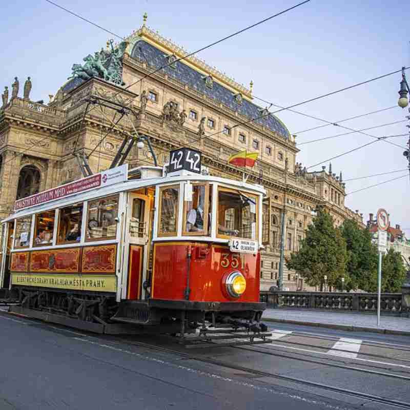 Prag Hop-On Hop-Off-Ticket für die historische Straßenbahn