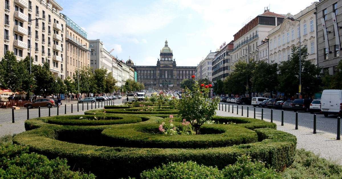 Wenzelsplatz in Prague