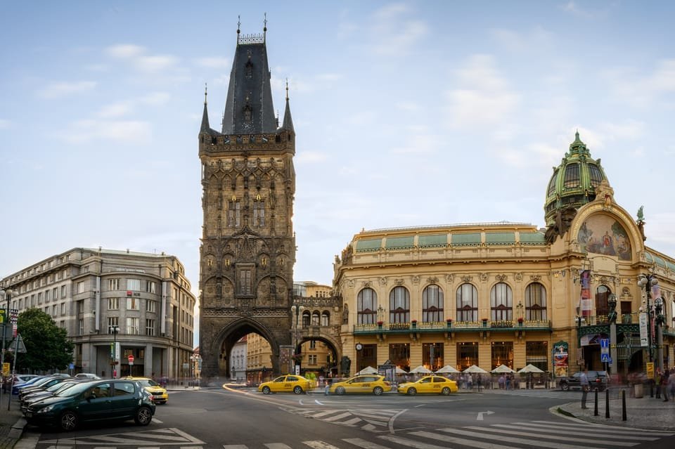 Prague: Powder Gate Tower Entrance Ticket
