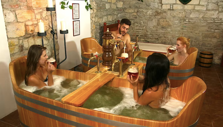 Tickets to Beer Spa with Unlimited Beer & Optional Massage