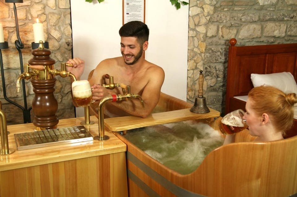 Prague: Bernard Beer Spa with Beer and Massage Option 4