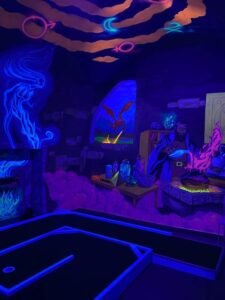 Prague- Glow Golf Mini Golf Game by UV Light 4 Prague: Glow Golf Mini Golf Game by UV Light 4