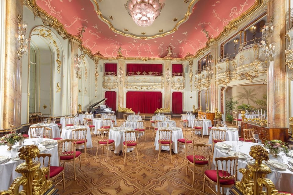 Prague: Mozart Ballroom Concert Ticket with 3-Course Dinner
