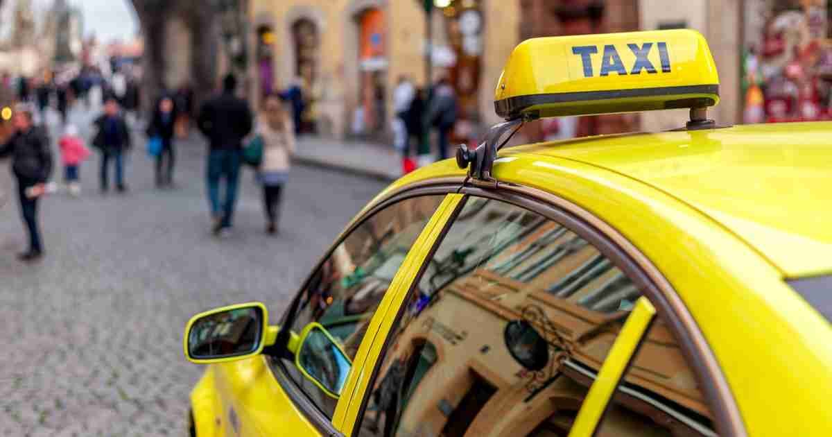 Taxi in Prag